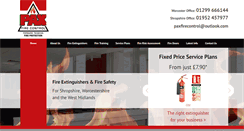 Desktop Screenshot of paxfirecontrol.com