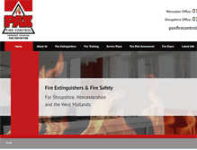 Tablet Screenshot of paxfirecontrol.com